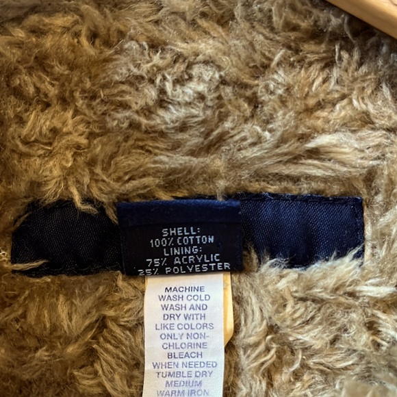 Gap Denim Trucker Faux Fur Lined Vest - Picture 3 of 7